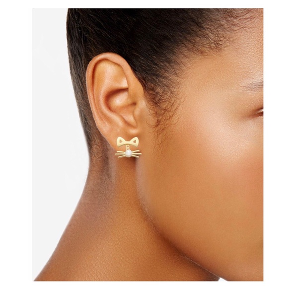 kate spade Jewelry - 💙 Kate Spade Cat Earrings